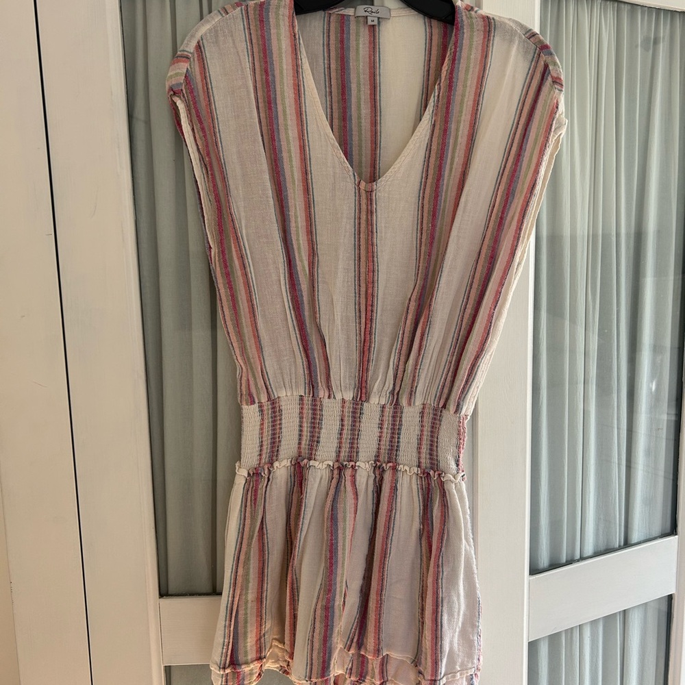 Striped V-Neck Dress